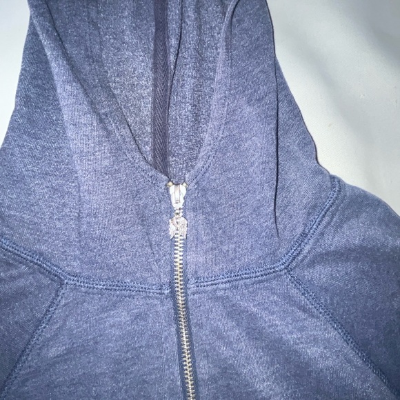 Victoria’s Secret Full Zip Hooded Sweatshirt Angels Have More Fun In Sequin - Picture 4 of 6